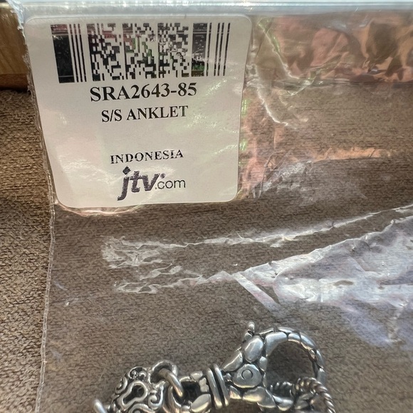 SARDA Sterling Silver Heart Locket Anklet🔒🩶 - Picture 15 of 16